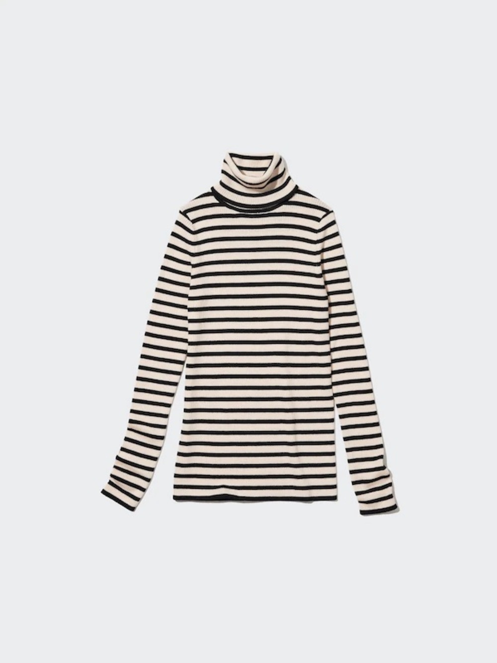 Merino Ribbed Turtleneck Sweater - Women